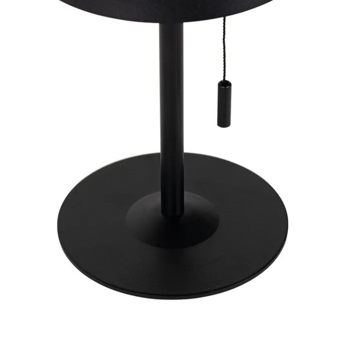 Set mit 2 Tischleuchten schwarz inkl. LED 3-stufig dimmbar wiederaufladbar und solarbetrieben - Ferre