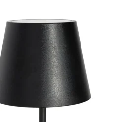 Set mit 2 Tischleuchten schwarz mit Dimmer und wiederaufladbar - Murdock