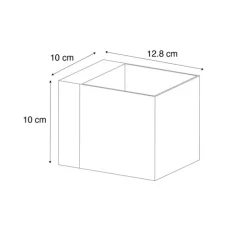 Set mit 2 Wandleuchten Schwarz mit Dimmer Wiederaufladbar - Joris