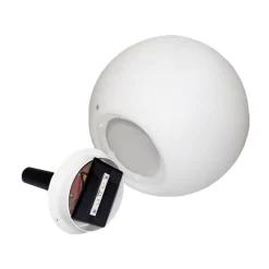 Set mit 3 weißen Außen-Stehleuchten inkl. LED Solar IP44 - Ludger