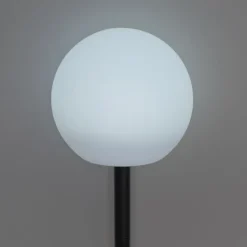 Set mit 3 weißen Außen-Stehleuchten inkl. LED Solar IP44 - Ludger