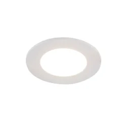 Set mit 12 weißen Einbauleuchten inkl. Dim-to-Warm LED 7W IP65 - Blanca