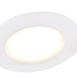 Set mit 12 weißen Einbauleuchten inkl. Dim-to-Warm LED 7W IP65 - Blanca