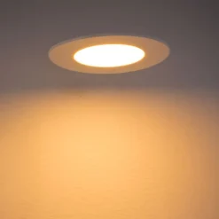 Set mit 12 weißen Einbauleuchten inkl. Dim-to-Warm LED 7W IP65 - Blanca