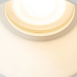 Set mit 12 weißen Einbauleuchten GU10 50 mm IP44 - Dept