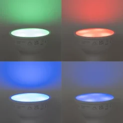 Set mit intelligenten, dimmbaren GU10-LED-Lampen 4,7 W 400 lm 2700K-6500K inkl. Zigbee Smart Hub