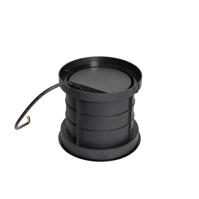 Set van 6 dimbare buiten grondspots zwart IP65 incl LED - Delux Honey