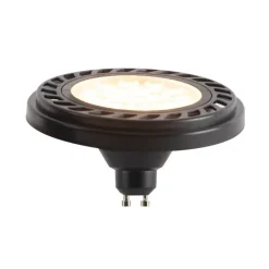 Set van 6 dimbare buiten grondspots zwart IP65 incl LED - Delux Honey
