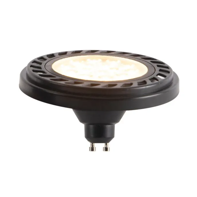 Set van 6 dimbare buiten grondspots zwart IP65 incl LED - Delux Honey