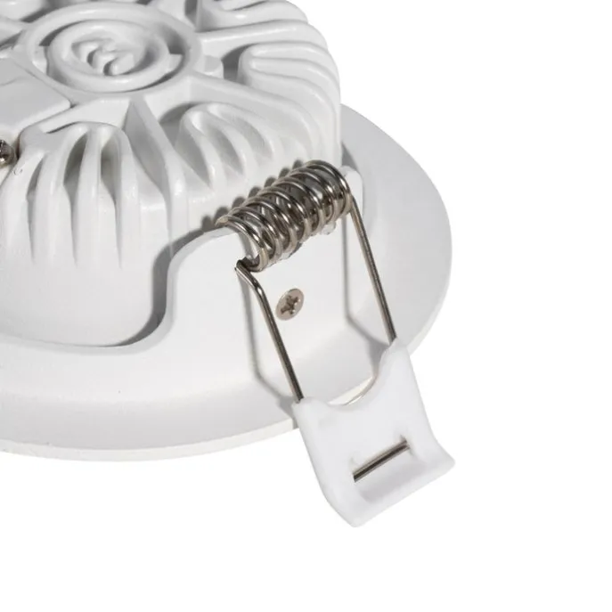 Set van 6 moderne inbouwspots wit 8,2cm incl. LED IP54 ultra slim - Pupil