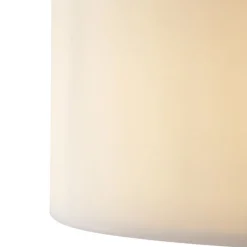 Skandinavische Außen-Stehleuchte Beige mit weißem Schirm IP44 - Mississippi