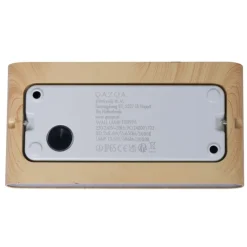 Skandinavische Außenwandleuchte Holzoptik 17,5 cm inkl. LED IP65 - Batt