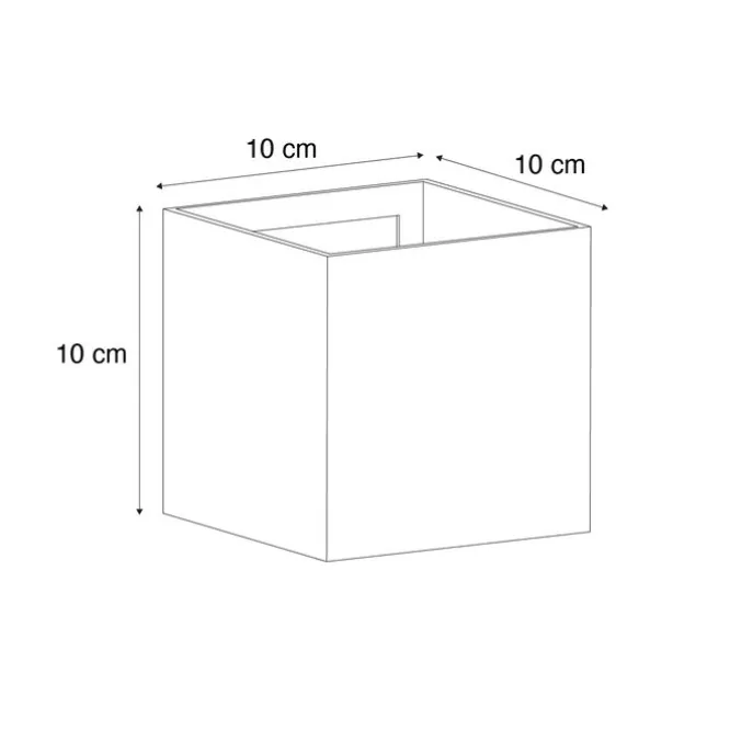 Skandinavische Außenwandleuchte Holzoptik inkl. LED IP54 - Edwin