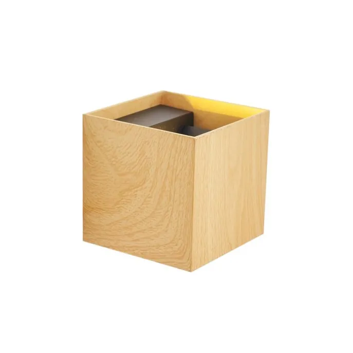 Skandinavische Außenwandleuchte Holzoptik inkl. LED IP54 - Edwin