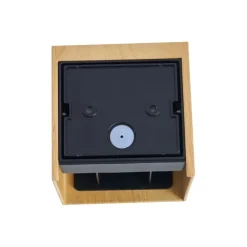 Skandinavische Außenwandleuchte Holzoptik inkl. LED IP54 - Edwin