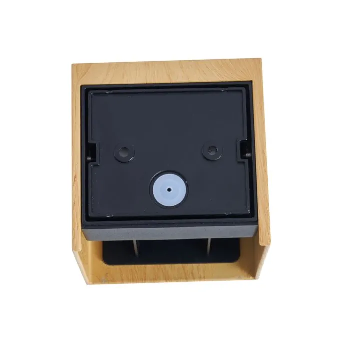 Skandinavische Außenwandleuchte Holzoptik inkl. LED IP54 - Edwin