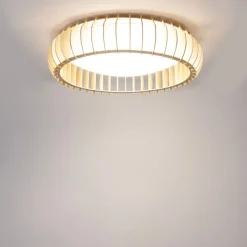 Skandinavische Deckenleuchte Beige 60cm inkl. LED - Monte