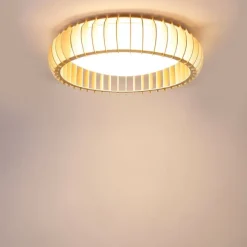 Skandinavische Deckenleuchte Beige 60cm inkl. LED - Monte