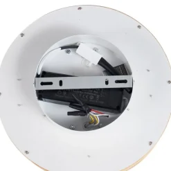 Skandinavische Deckenleuchte Holz 30cm inkl. LED Dimmbar - Pecker