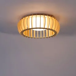 Skandinavische Deckenleuchte Beige 40cm inkl. LED - Monte