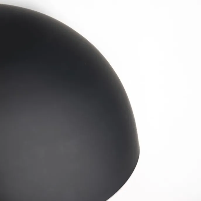 Skandinavische Hängelampe schwarz mit weißer 2-Schicht - Claudius