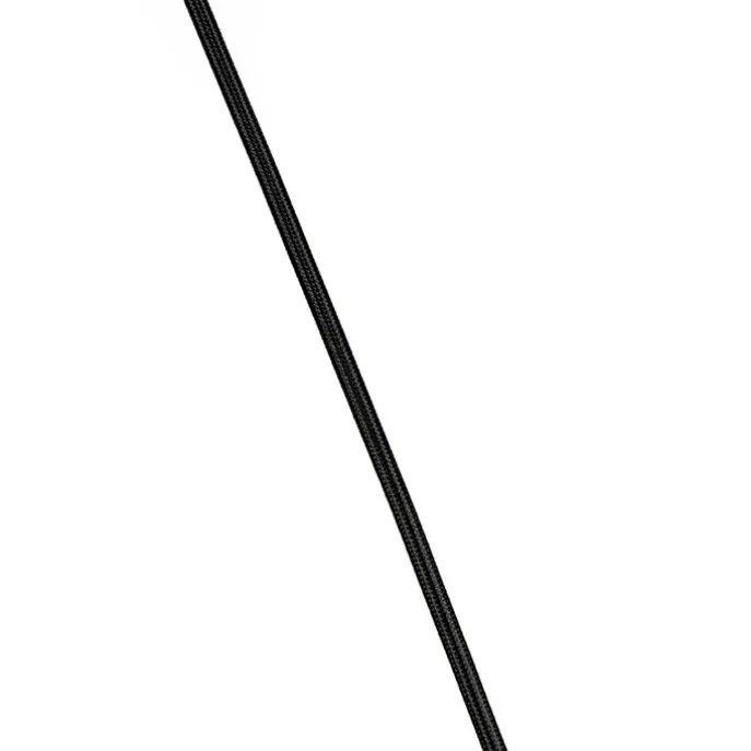 Skandinavische Hängelampe schwarz mit weißer 2-Schicht - Claudius