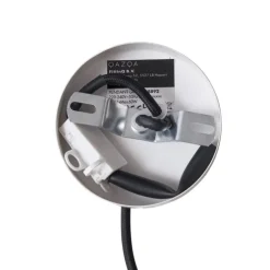 Skandinavische Hängelampe Creme mit weißer Innenseite - Loes