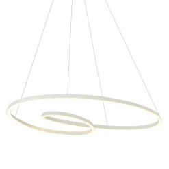 Skandinavische Hängelampe Beige 110cm inkl. LED 3-Stufen Dimmbar - Circuit