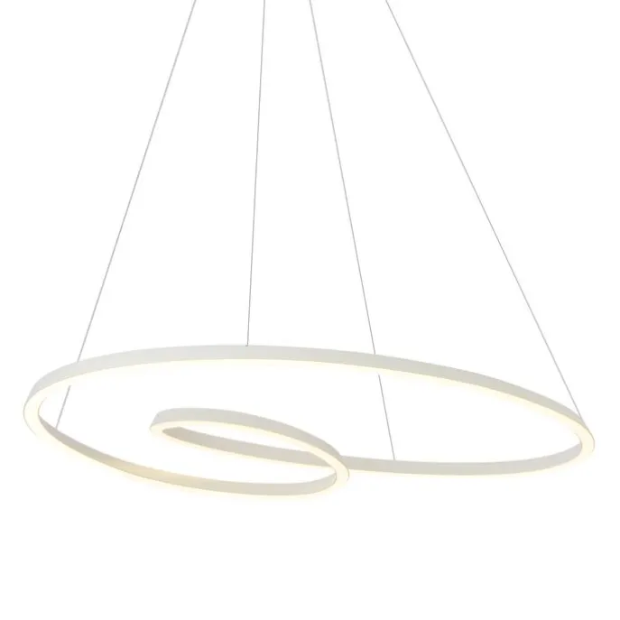 Skandinavische Hängelampe Beige 110cm inkl. LED 3-Stufen Dimmbar - Circuit