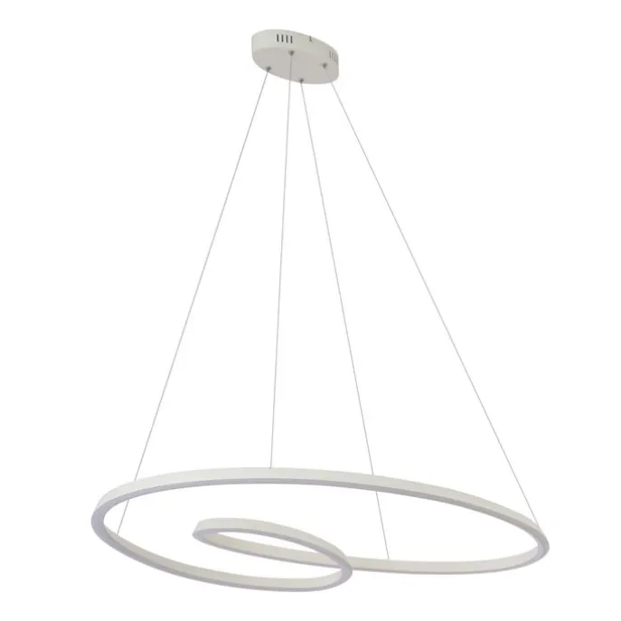 Skandinavische Hängelampe Beige 110cm inkl. LED 3-Stufen Dimmbar - Circuit