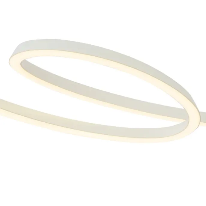 Skandinavische Hängelampe Beige 110cm inkl. LED 3-Stufen Dimmbar - Circuit