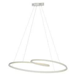 Skandinavische Hängelampe Beige 110cm inkl. LED 3-Stufen Dimmbar - Circuit
