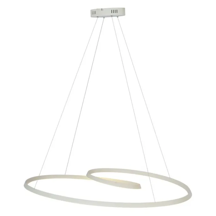 Skandinavische Hängelampe Beige 110cm inkl. LED 3-Stufen Dimmbar - Circuit