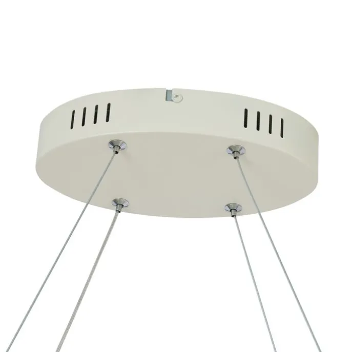 Skandinavische Hängelampe Beige 110cm inkl. LED 3-Stufen Dimmbar - Circuit