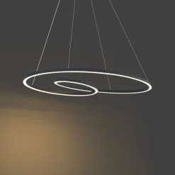 Skandinavische Hängelampe schwarz 110cm inkl. LED 3-Stufen-Dimmbar - Circuit