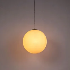 Skandinavische Hängelampe Opalglas 50cm - Ball 50