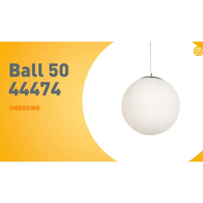 Skandinavische Hängelampe Opalglas 50cm - Ball 50