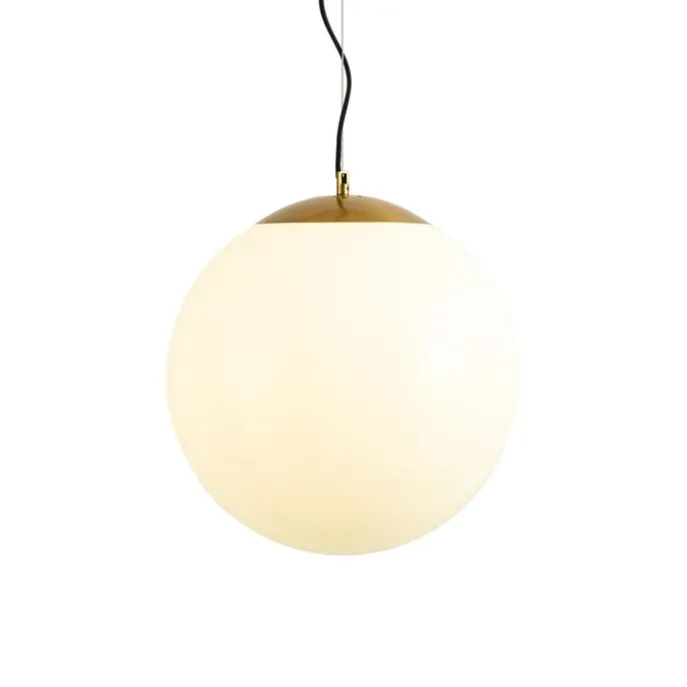 Skandinavische Hängelampe Opalglas 40 cm - Ball 40