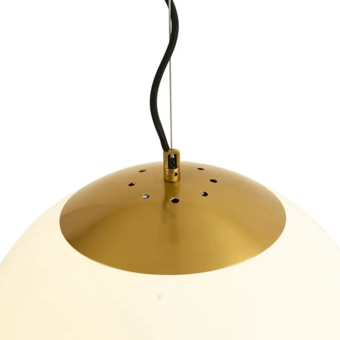Skandinavische Hängelampe Opalglas 40 cm - Ball 40