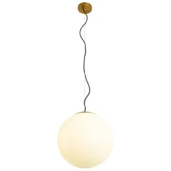 Skandinavische Hängelampe Opalglas 40 cm - Ball 40