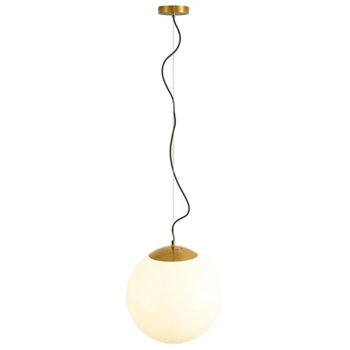 Skandinavische Hängelampe Opalglas 40 cm - Ball 40