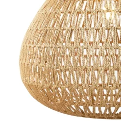 Skandinavische Hängelampe braun 45cm - Lina Natural