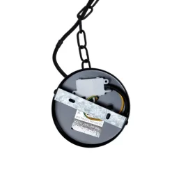 Skandinavische Hängelampe schwarz - Karkass