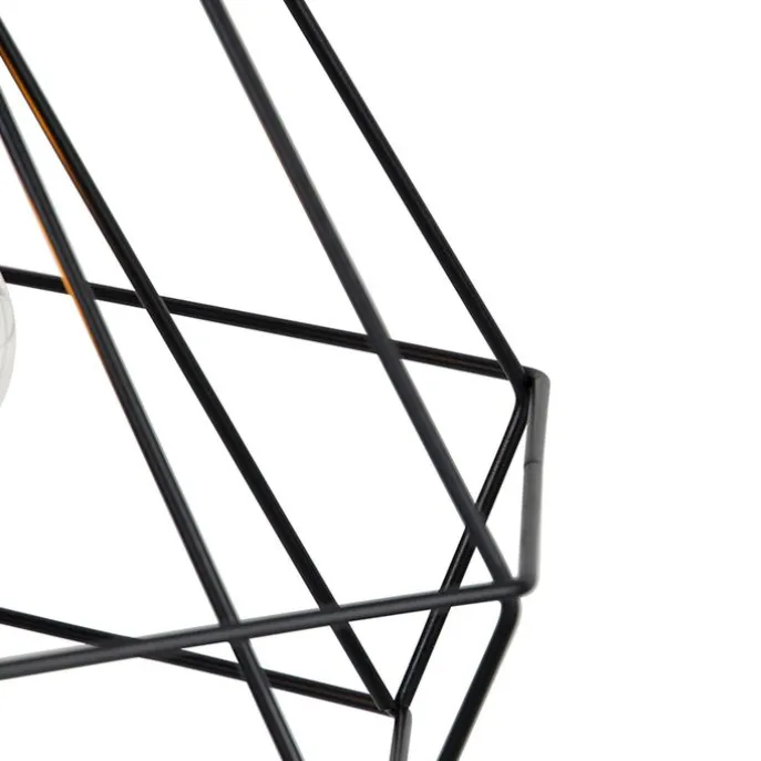 Skandinavische Hängelampe schwarz - Karkass