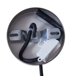 Skandinavische Hängelampe Dunkelbronze mit goldener Innenseite - Loes