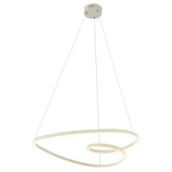 Skandinavische Hängelampe Beige 72cm inkl. LED 3-Stufen-Dimmbar - Circuit