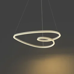 Skandinavische Hängelampe Beige 72cm inkl. LED 3-Stufen-Dimmbar - Circuit