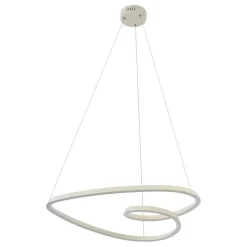Skandinavische Hängelampe Beige 72cm inkl. LED 3-Stufen-Dimmbar - Circuit