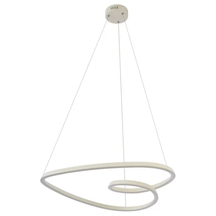 Skandinavische Hängelampe Beige 72cm inkl. LED 3-Stufen-Dimmbar - Circuit