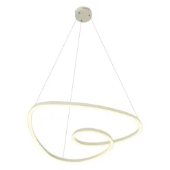Skandinavische Hängelampe Beige 72cm inkl. LED 3-Stufen-Dimmbar - Circuit